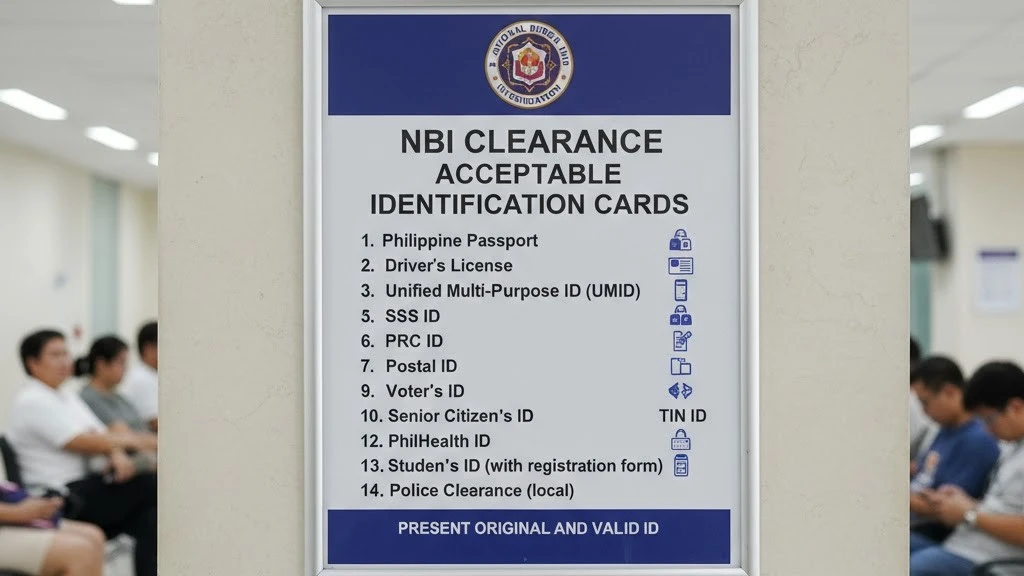 NBI Clearance Valid IDs Philippines 2026 List