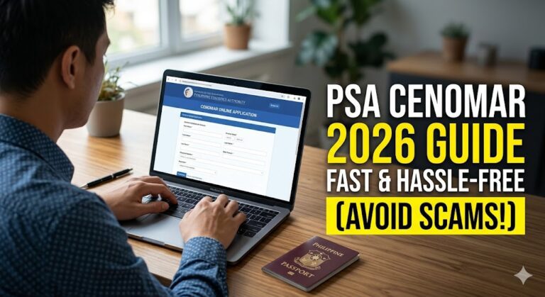 PSA CENOMAR 2026 Guide Fast & Hassle-Free Way to Apply (Avoid Scams!)