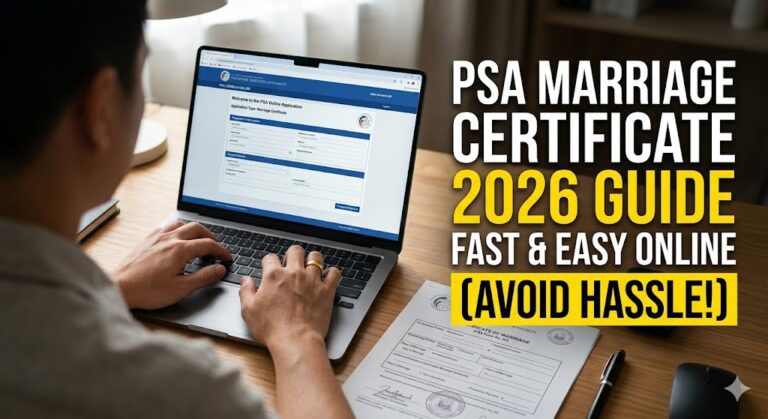 PSA Marriage Certificate 2026 Guide Fast & Easy Online Delivery (Avoid Hassle!)