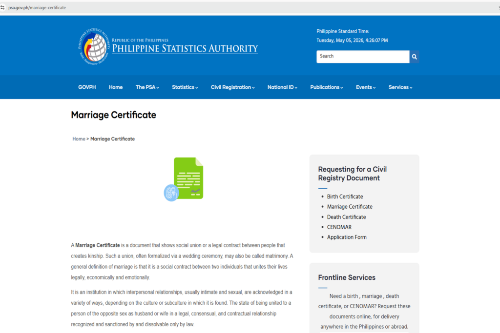 PSA Marriage Certificate 2026 Guide: Fast & Easy Online Delivery (Avoid Hassle!)